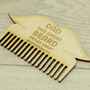 Personalised Wooden Beard Comb, thumbnail 2 of 2
