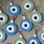 Evil Eye Punch Needle Keychain And Bag Tag, thumbnail 2 of 7