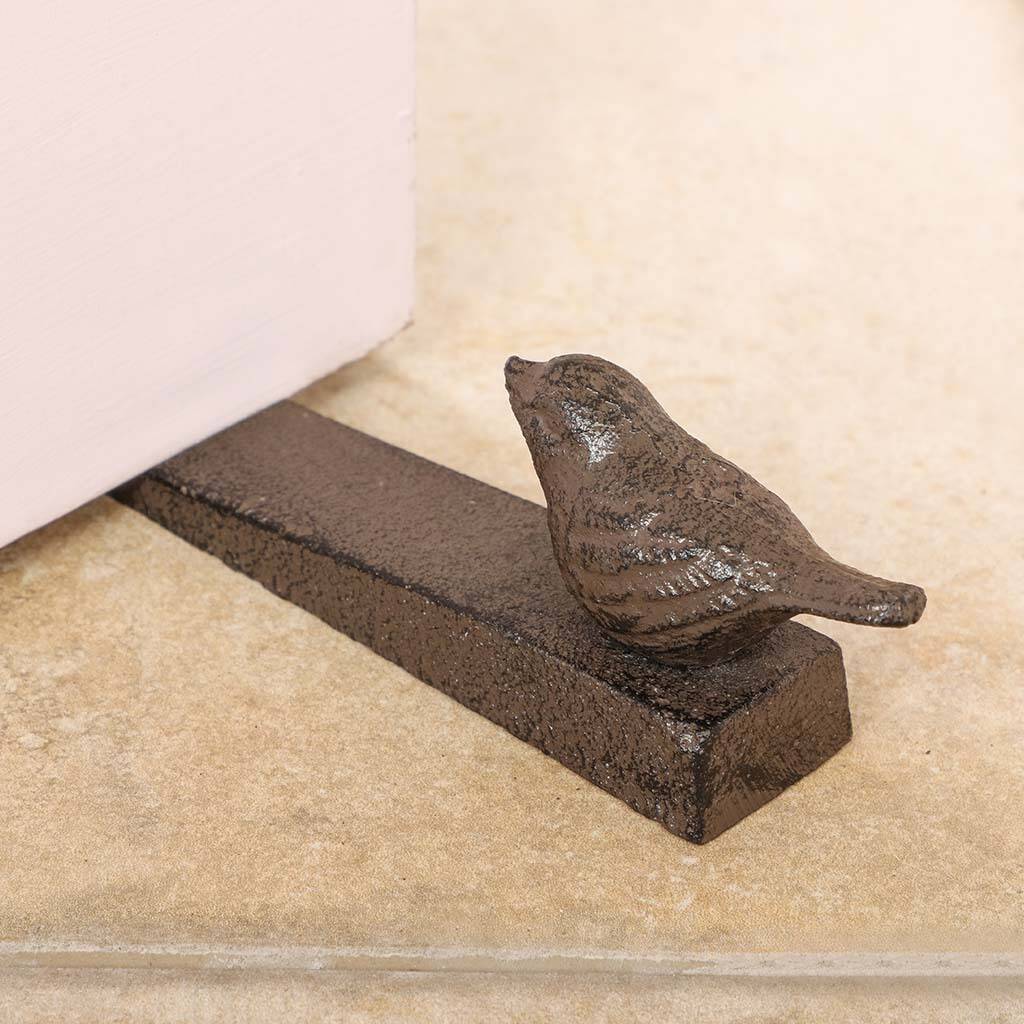 Vintage Bird Cast Iron Door Stop By Dibor
