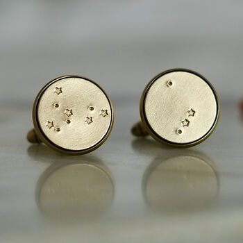 Solid Bronze Constellation Cufflinks, 7 of 12