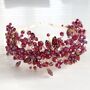Red Crystal Occasion Headpiece, thumbnail 4 of 5