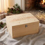 Personalised Couples Christmas Eve Box Five Sizes, thumbnail 3 of 12
