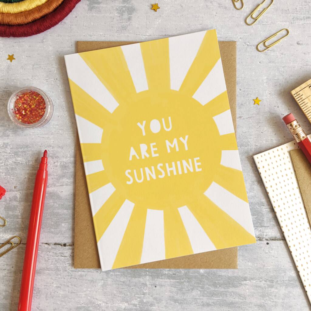 'You Are My Sunshine' Greeting Card | Zazzle