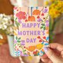 Floral Mother's Day Card, Recycled, thumbnail 1 of 2