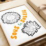 'Sous Le Soleil' Hand Painted Sunflower Print, thumbnail 1 of 3