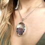 Engraved Locket Necklace 40th Birthday Gift, thumbnail 4 of 7