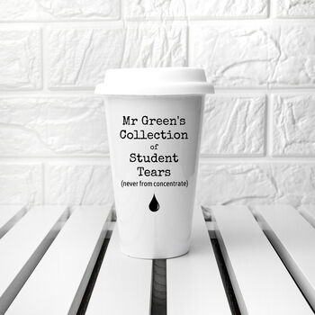 Personalised Student Tears Teacher's Eco Cup, 6 of 7