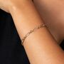 Gold And Silver Plated Dandelion T Bar Bracelet, thumbnail 4 of 4