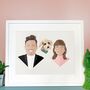 Personalised Family Portrait Print, thumbnail 1 of 6