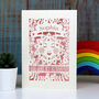 Personalised Sunshine Valentines Laser Cut Card, thumbnail 4 of 6