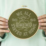 We All Stayed At Home Embroidery Hoop Kit, thumbnail 2 of 9