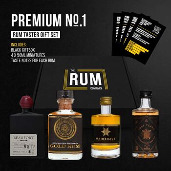 Premium Rum Taster Set Gift Box One, 6 of 6