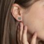 Owl Head Detailed Earrings, thumbnail 2 of 3
