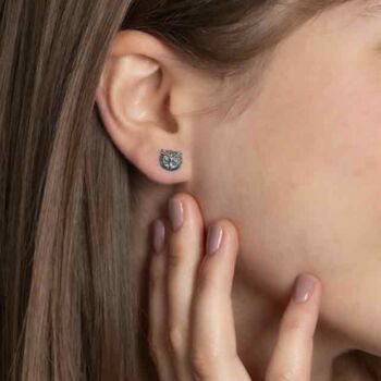 Owl Head Detailed Earrings, 2 of 3