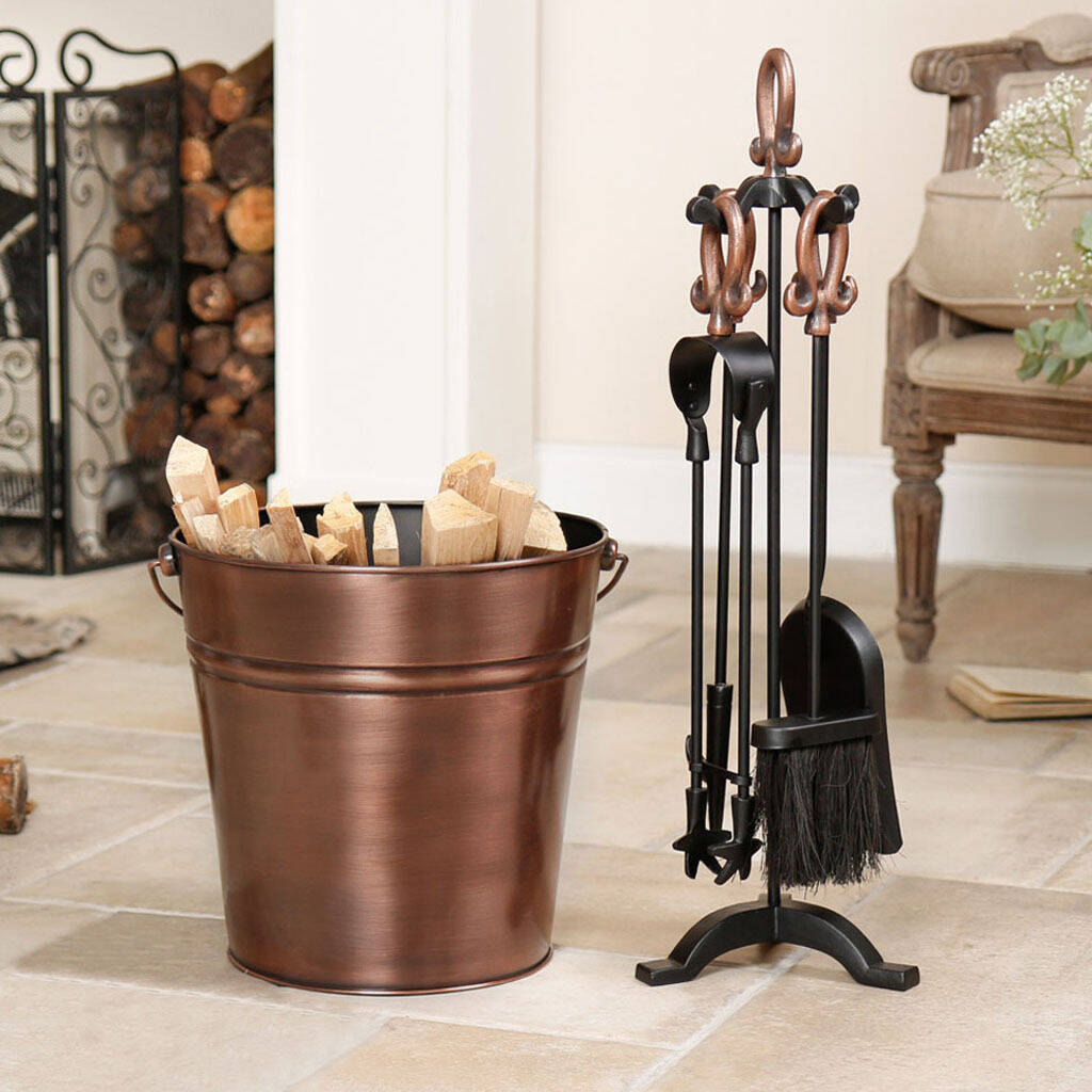 westminster log bucket and companion set by dibor
