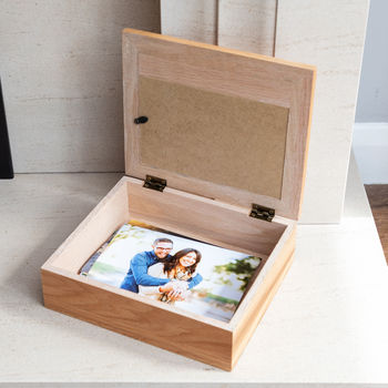 Personalised Engagement Gift Photo Keepsake Box, 3 of 3