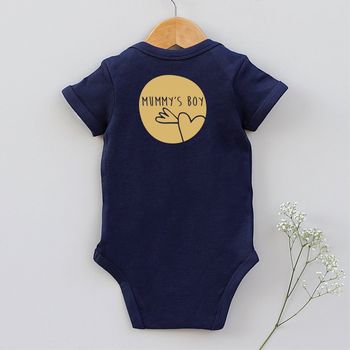 Personalised Mummy's Boy So What Baby Body Vest, 7 of 12