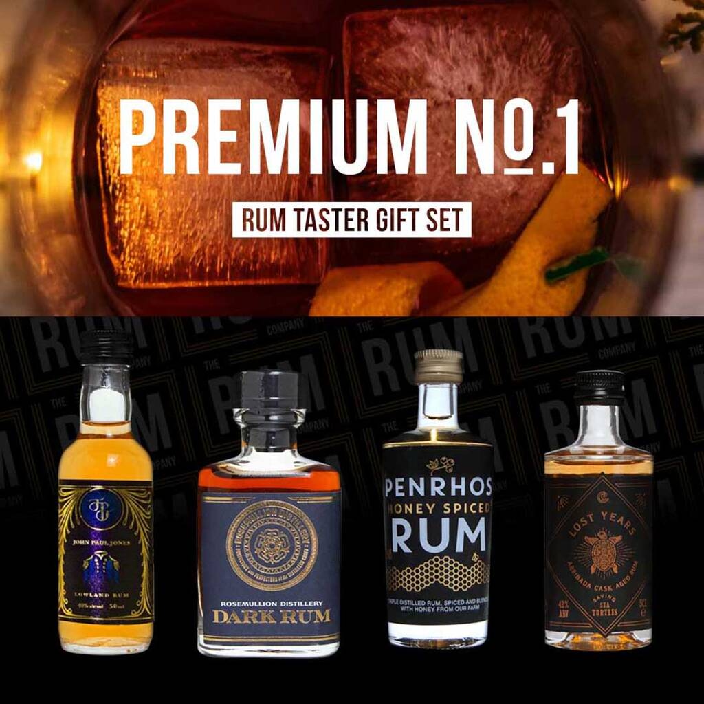 Premium Rum Taster Set Gift Box One By The Rum Company