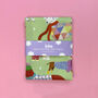 Christmas Green Dogs Tea Towel, thumbnail 2 of 3