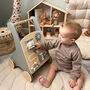 Personalised Wooden Grey Activity Walker Toy, thumbnail 1 of 8