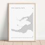 Fife Coastal Path Personalised Print, thumbnail 1 of 5