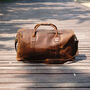 Genuine Leather Holdall Luggage Bag, thumbnail 8 of 12