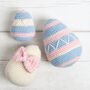 Easter Eggs Trio Easy Crochet Kit, thumbnail 3 of 7