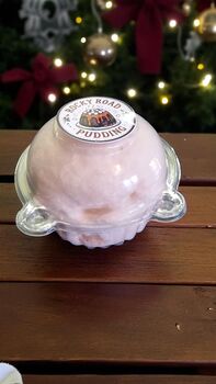 Rocky Road Xmas Pudding Candy Floss – Cupcake Style, 4 of 9