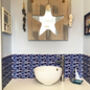 'Ocean Shoal' Navy Blue Feature Wall Ceramic Tile, thumbnail 7 of 9