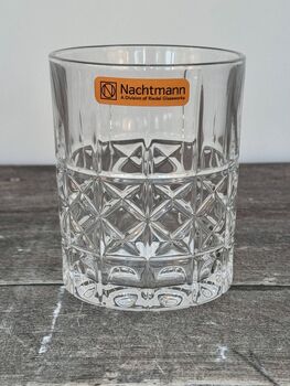 Set Of Four Crystal Whiskey Glasses, 6 of 7