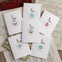 Pack Of Six Snowmen With Gifts Cards, thumbnail 1 of 6