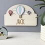Personalised Hot Air Balloon Door Plaque, thumbnail 1 of 3
