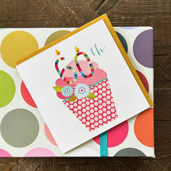 Cupcake 60th Birthday Card, 4 of 4