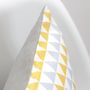 Geometric Yellow And Grey Cushion Cover, thumbnail 6 of 7