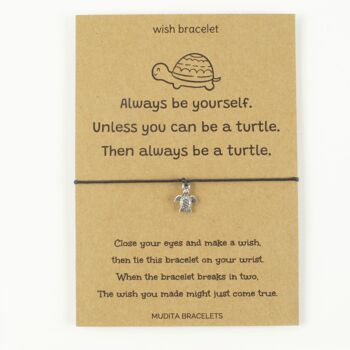 Be Yourself Turtle Wish Bracelet, 3 of 4