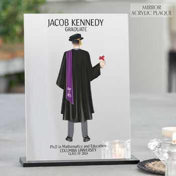 Personalised Graduation Gift With Scroll For Him, 8 of 10