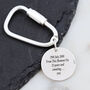 Personalised Vinyl Record Silver Keyring, thumbnail 8 of 10
