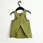 Personalised Children's Apron 100% Linen Kids Pinafore Apron, thumbnail 8 of 10