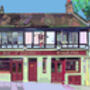 Bank Of Friendship, Highbury, London Illustration Print, thumbnail 2 of 2