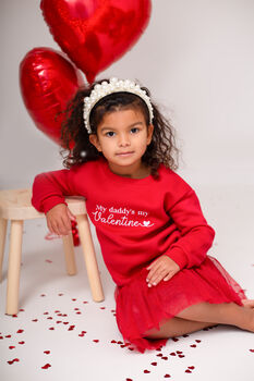 'My Mummy's My Valentine' Embroidered Sweatshirt, 5 of 5