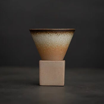 Conic Cone Shaped Coffee Cup With A Stand, 7 of 12