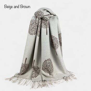 Gift Boxed Cashmere Tree Of Life Scarf, 5 of 12