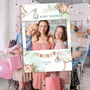 Vintage Stork Baby Shower Sign And Photobooth Frame, thumbnail 1 of 3