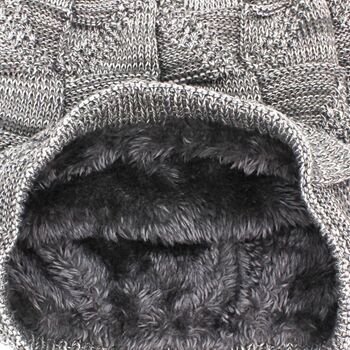 Fur Lined Beanie Hat Turban, 9 of 9