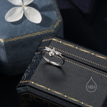 Bumble Bee Ring In Sterling Silver, 2 of 11