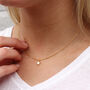 18ct Gold Plated Tiny Star Necklace, thumbnail 1 of 7