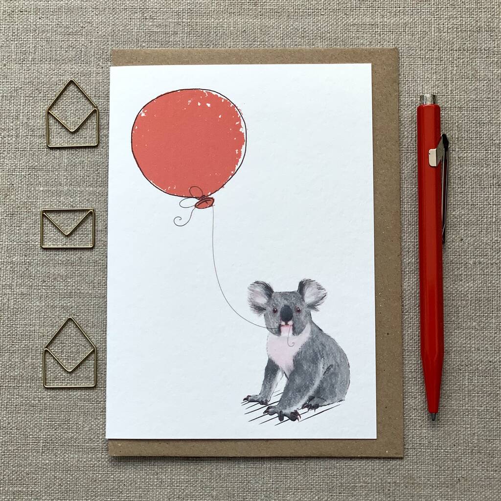 Personalised Koala Birthday Card, 1 of 6