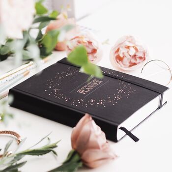 Personalised Undated Weekly Planner • Black, 3 of 11