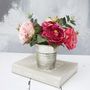 Mixed Rose And Ranunculus Artificial Bouquet, thumbnail 4 of 6