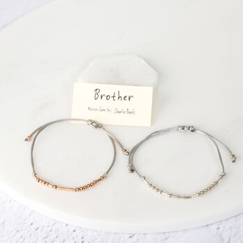 Morse Code Brother Bracelet, 6 of 8